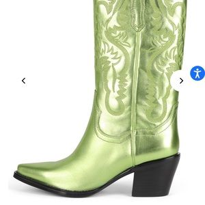 Jeffrey Campbell Dagget Green boots